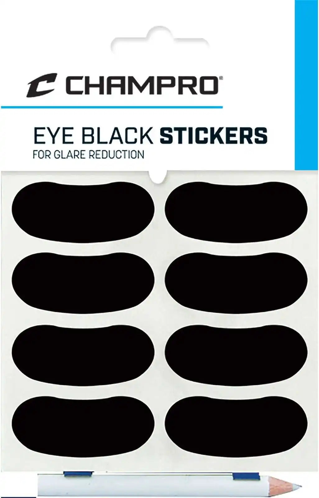 Champro A032 Eye Black Stickers - 12 Pk