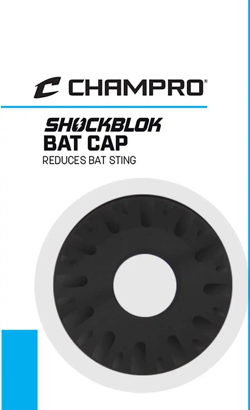 Champro A035 Shockblok Bat Cap - Black