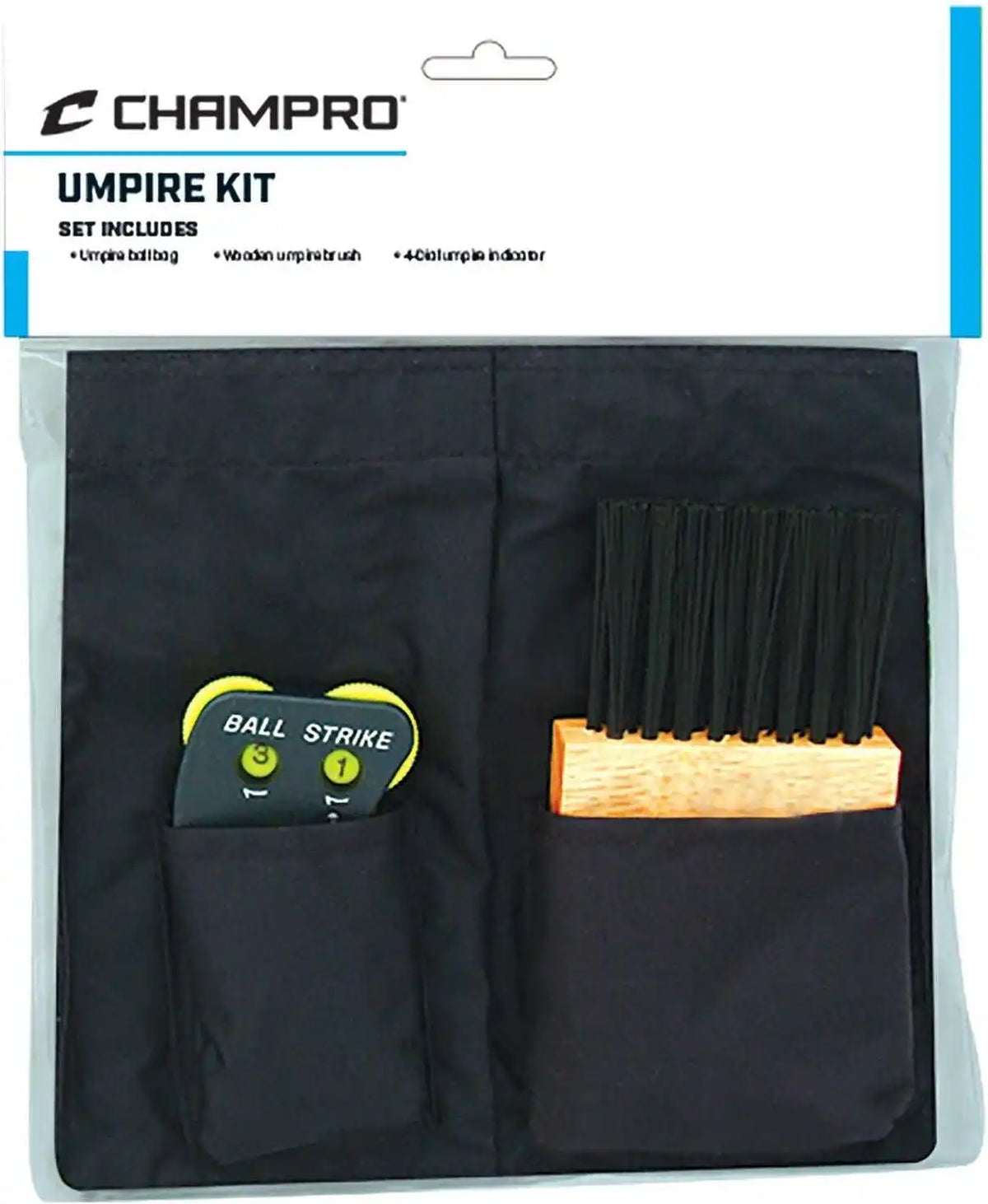 Champro A049 Umpire Kit (a045,a040 A048) - Black - one Size Fits Most