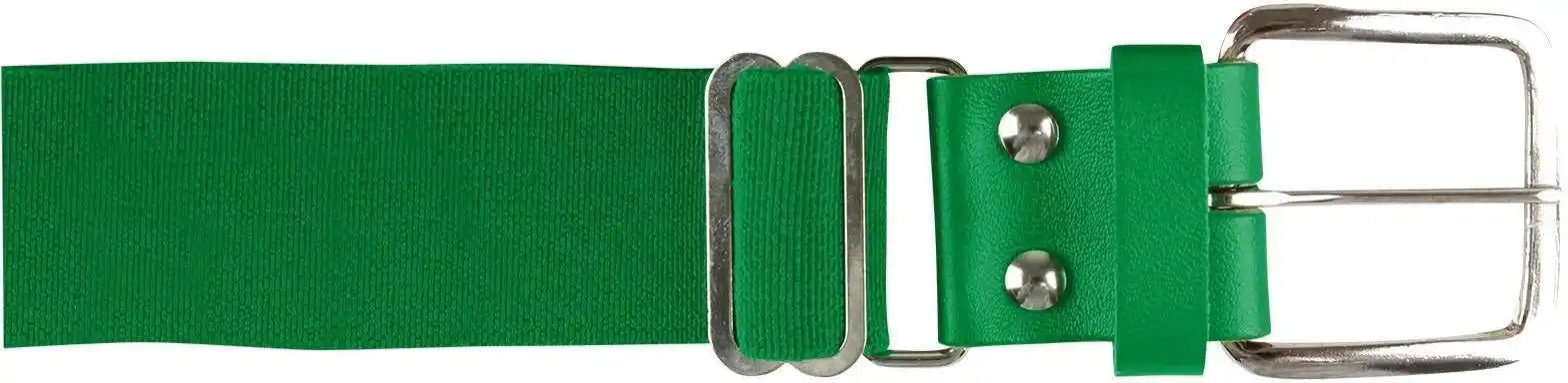 Champro A060 Brute Baseball Belt Leather Tab (6 Pk) - Kelly Green