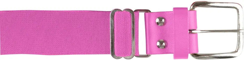 Champro A060 Brute Baseball Belt Leather Tab (6 Pk) - Pink - Youth Youth 1-1/4’’