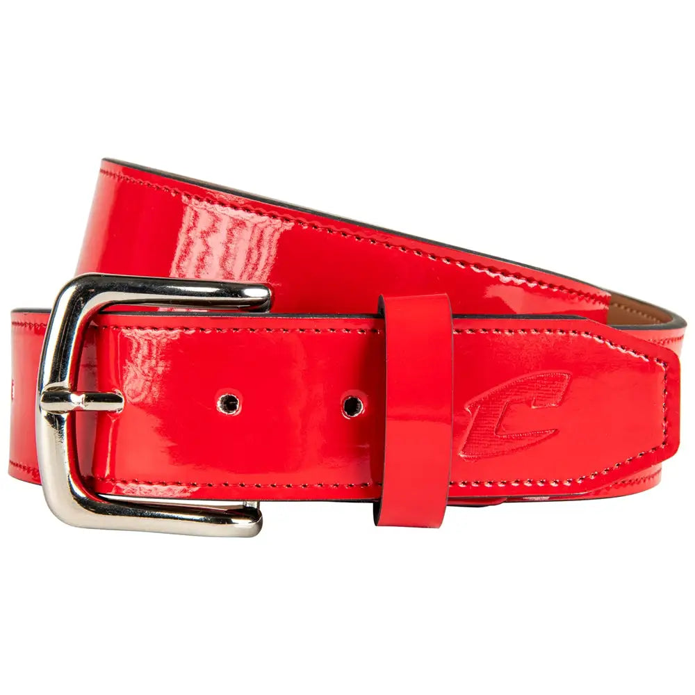 Champro A074 Classic Patent Belt - Scarlet - s