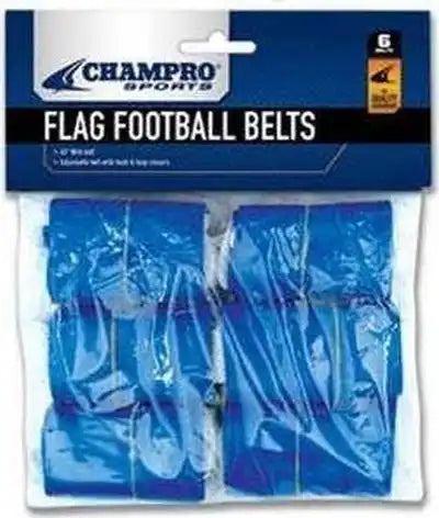 Champro A1056 Flag Football Belts/flags Set (6 Pk) - Royal