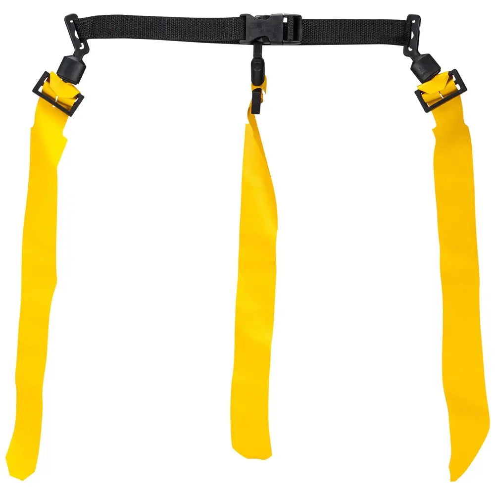 Champro A10812 Quick-down Flag Football Belt - 12 Pack 3-flags Per - Bulk - Gold