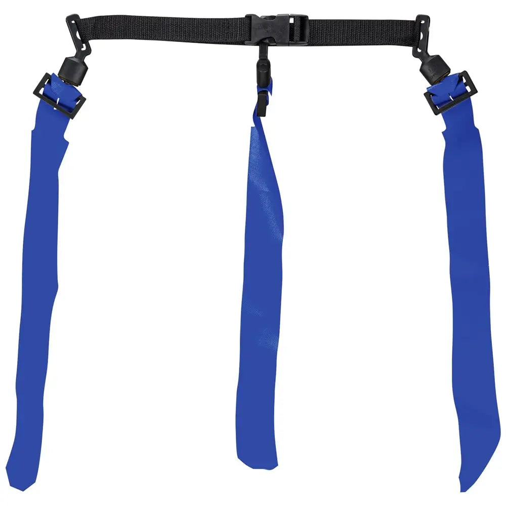 Champro A10812 Quick-down Flag Football Belt - 12 Pack 3-flags Per - Bulk - Royal