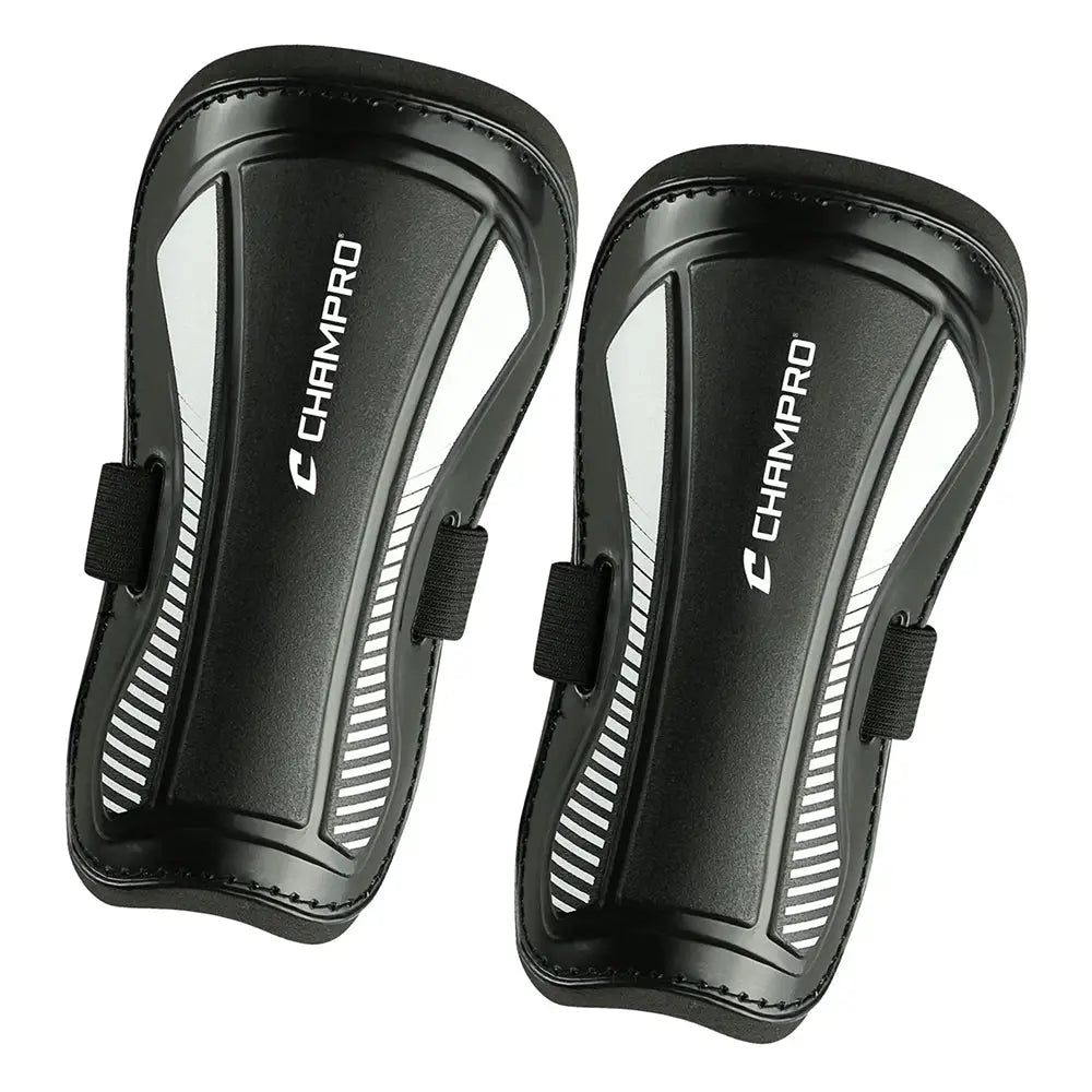 Champro A119-a121 D3 Molded High Impact Shin Guard - Black / Xs