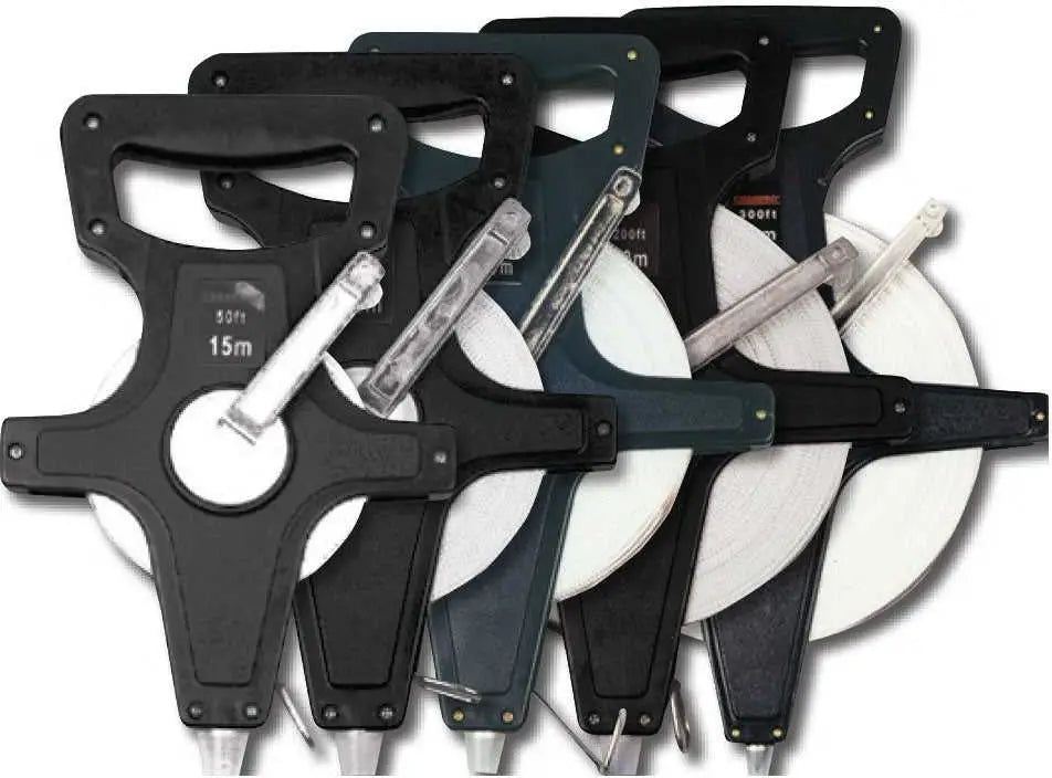 Champro A174 Tape Measures Open Reel 300 Ft - Black - 300’