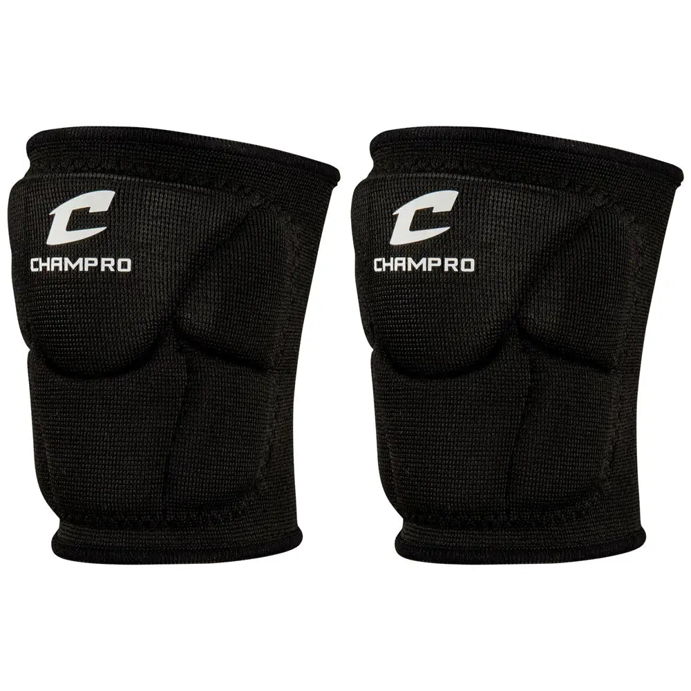 Champro A2001 Pro-plus Low Profile Knee Pad - Black - s