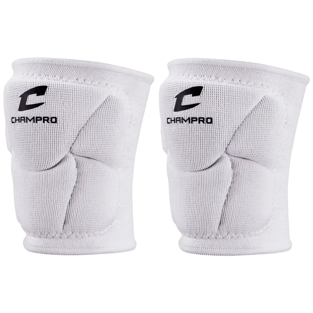 Champro A2001 Pro-plus Low Profile Knee Pad - White