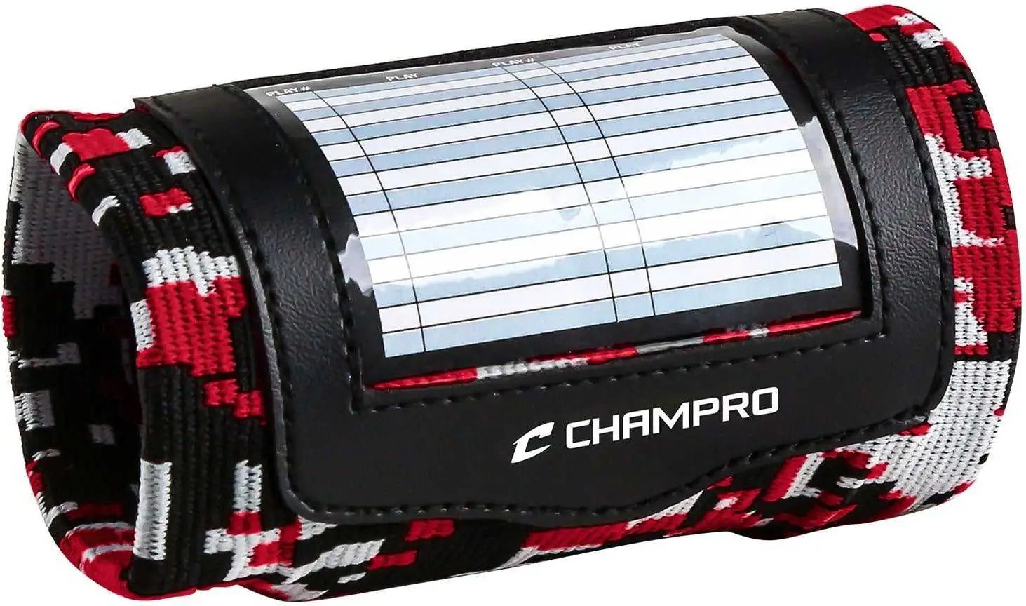 Champro Af49 Wristband Playbook Single - Camo Scarlet