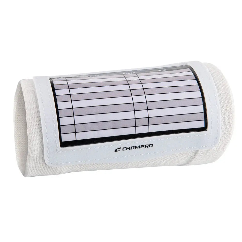 Champro Af49 Wristband Playbook - Single - White - Adult