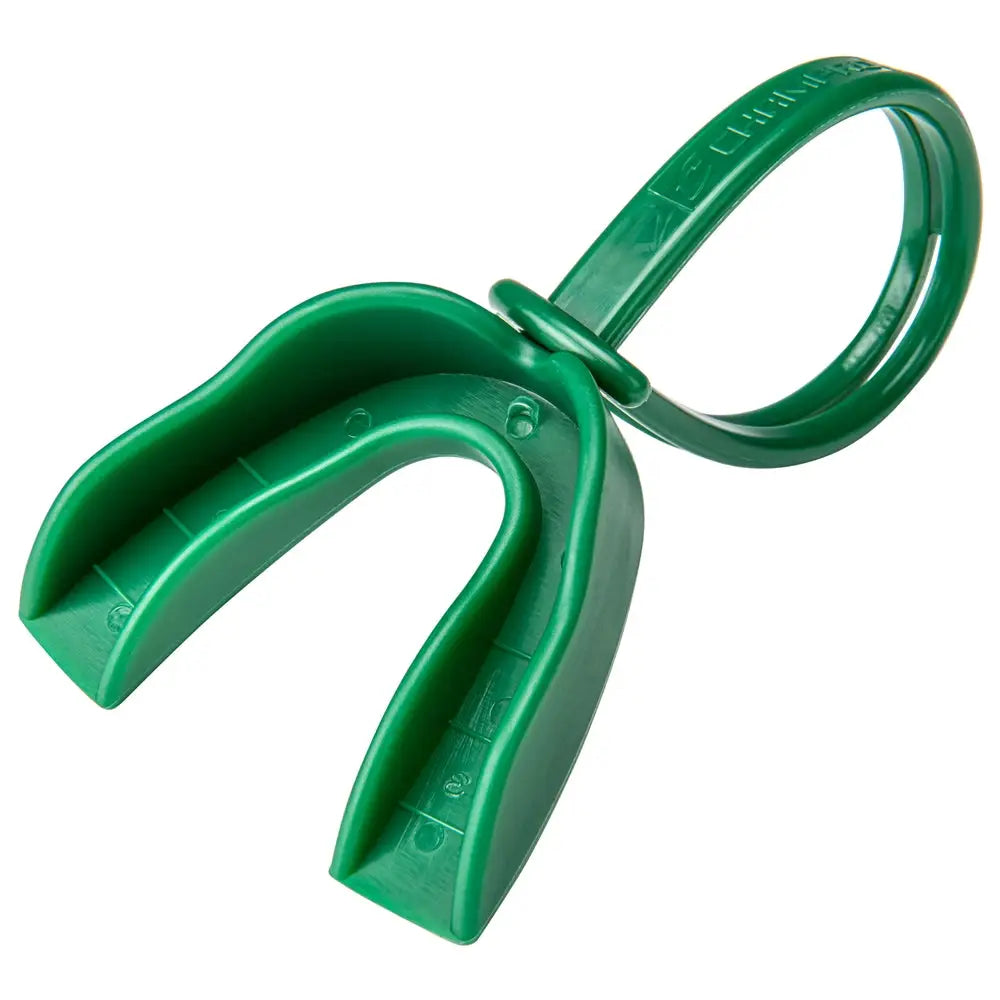 Champro Af53 Boil-and-bite Strapped Mouthguards - Forest Green