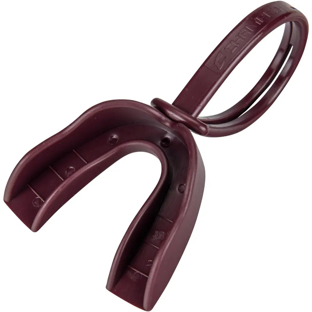 Champro Af53 Boil-and-bite Strapped Mouthguards - Maroon - Adult