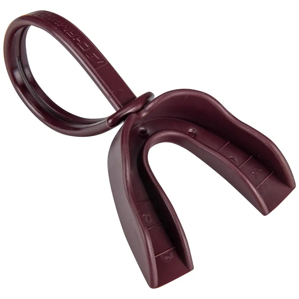 Champro Af53 Boil-and-bite Strapped Mouthguards - Maroon - Adult