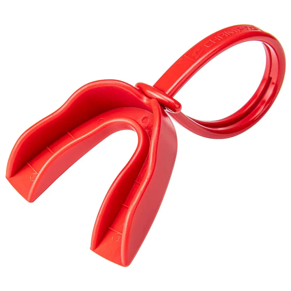 Champro Af53 Boil-and-bite Strapped Mouthguards - Scarlet