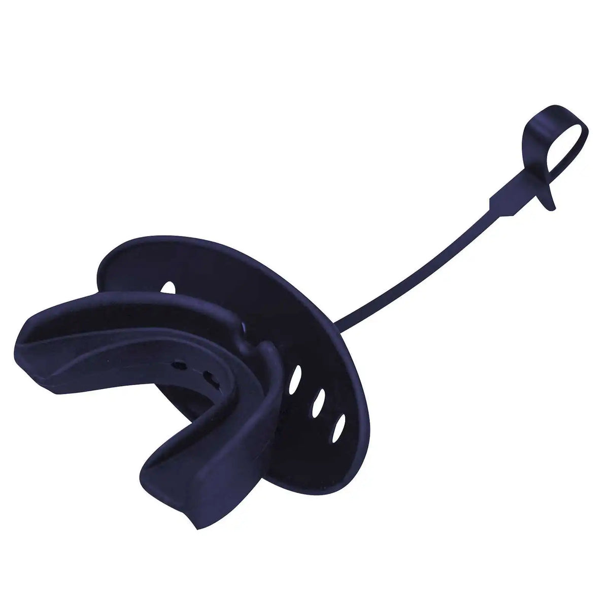 Champro Af56 Boil and Bite Strapped Mouthguard with Lip Protector Navy