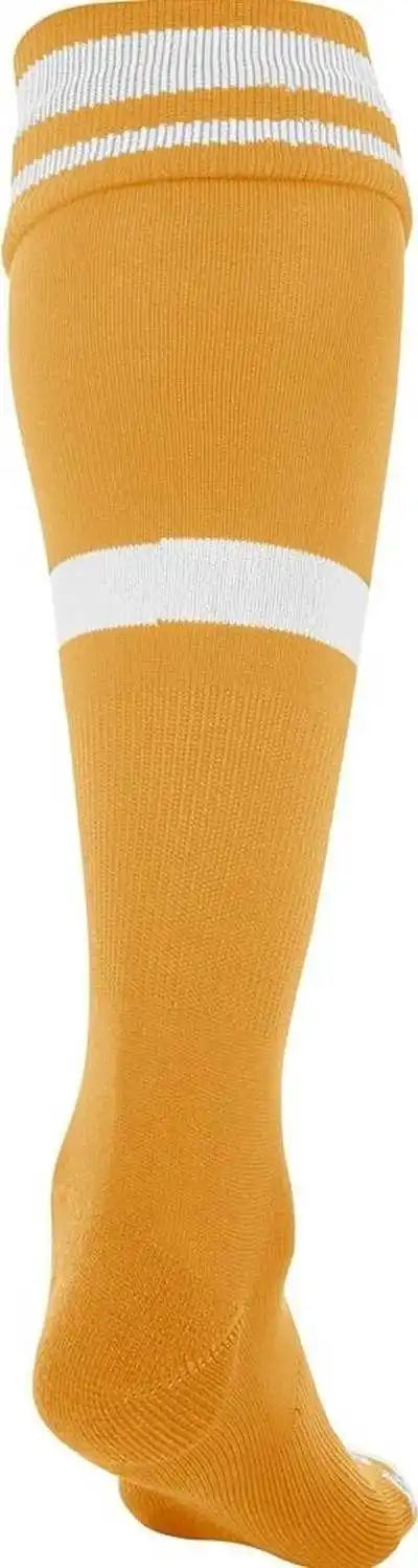 Champro As10 Striped Soccer Knee High Socks - Gold White