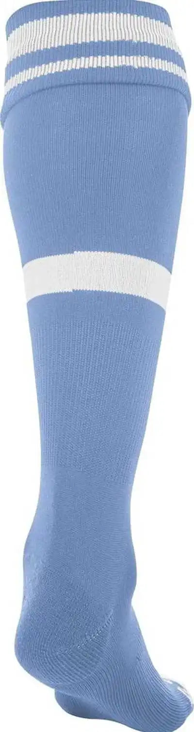 Champro As10 Striped Soccer Knee High Socks - Light Blue White