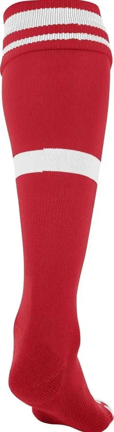 Champro As10 Striped Soccer Knee High Socks - Scarlet White