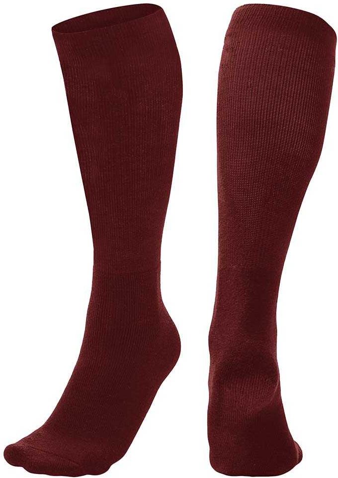 Champro As2 Multi-sport Knee High Tube Socks - Maroon