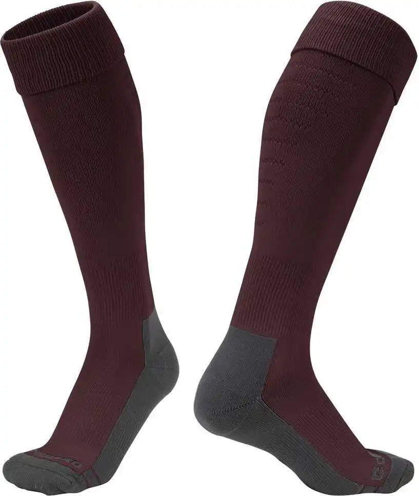Champro As6 Player Sock Knee High Maroon