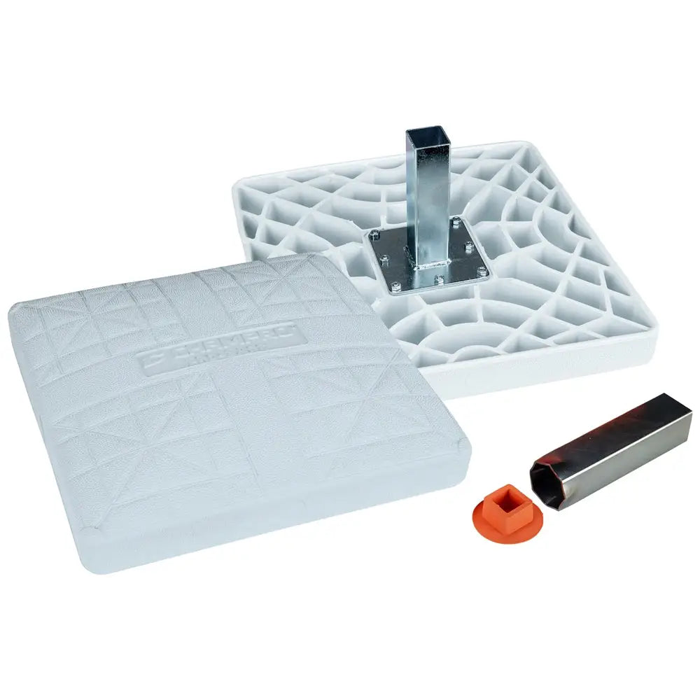 Champro B002s 15’’ x 3’’ Pro Style Impact Base Set White of 3