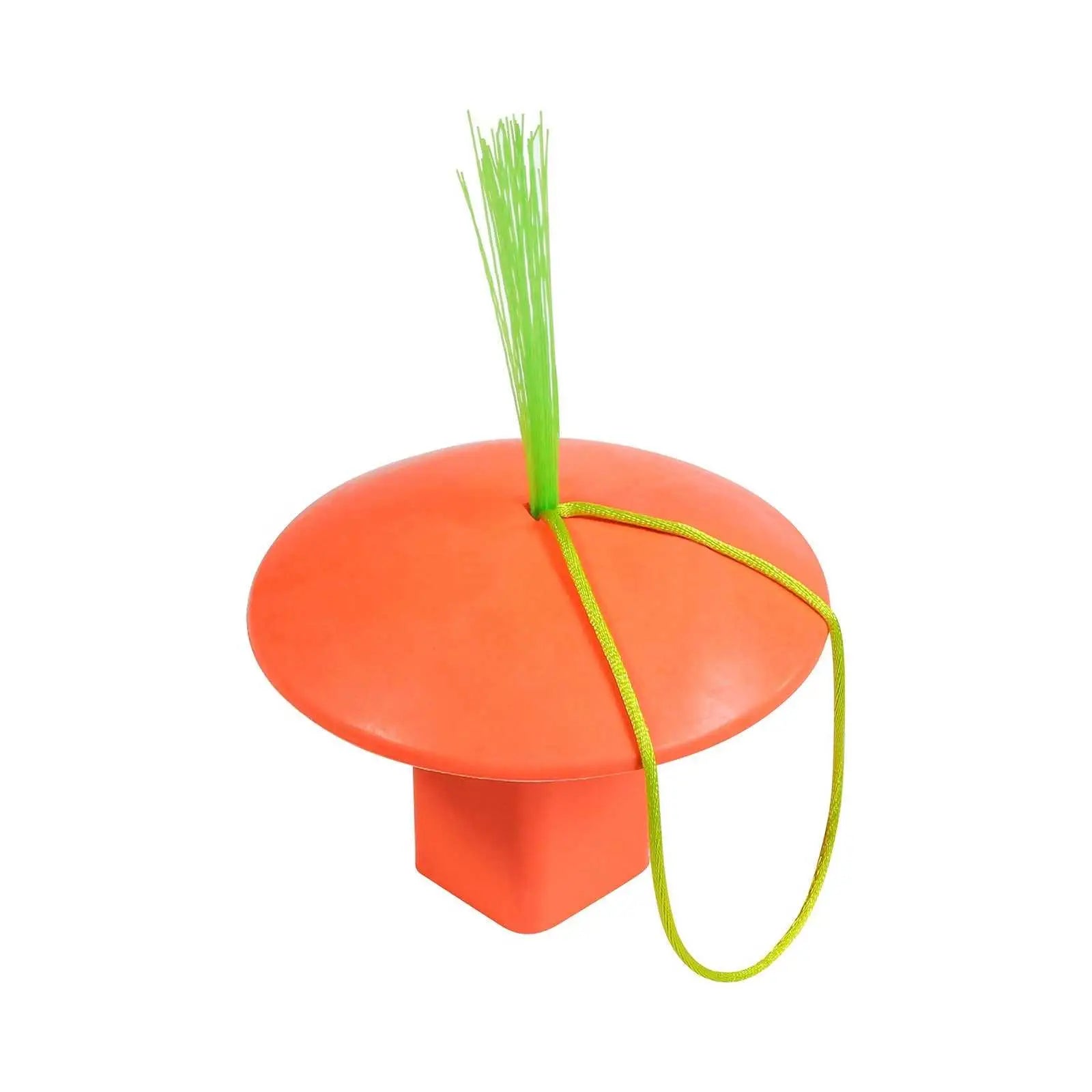 Champro B008s Base Plug Optic Orange with Neon Green Tassel - Ea