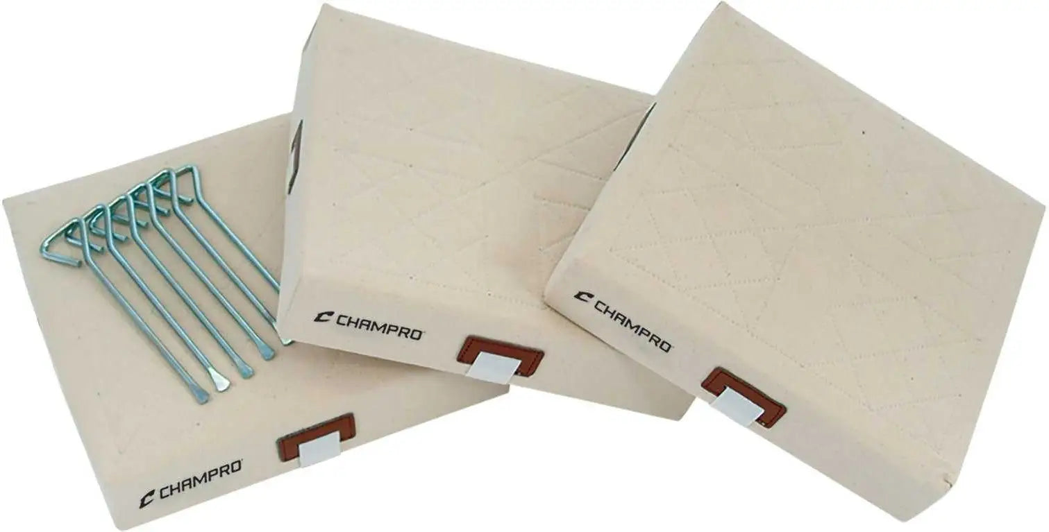 Champro B014 14 x 2 Canvas Quilted Base - Set