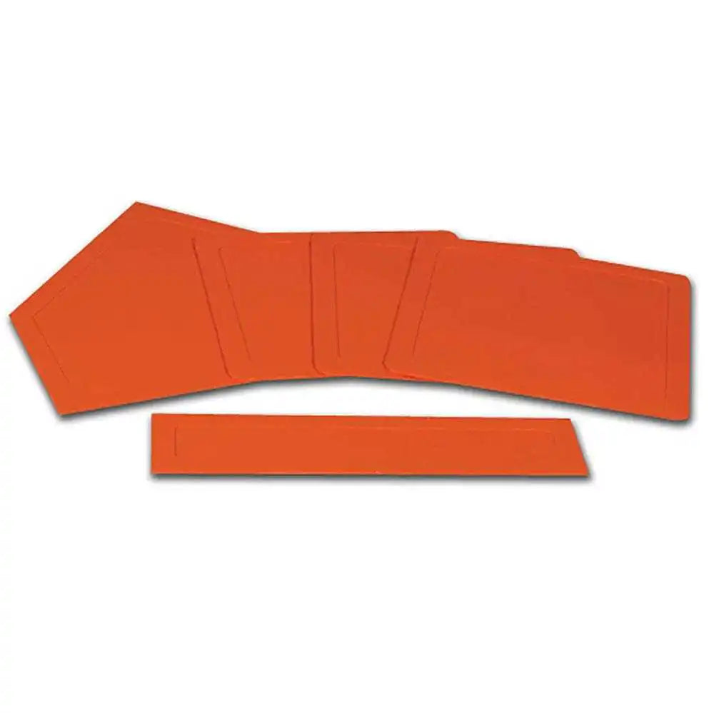 Champro B023b Throw Down Rubber Bases Boxed (set of 5) - Orange
