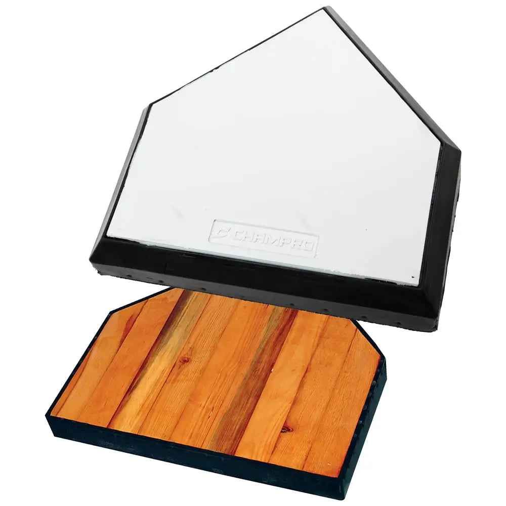 Champro B035r In-ground Home Plate with Solid Wood Bottom