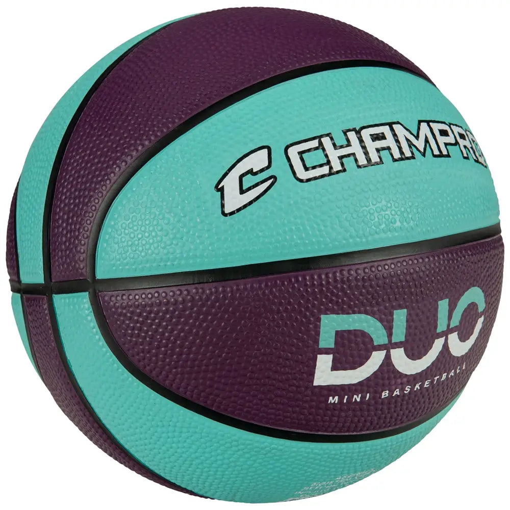 Champro Bb48 Jammer Mini Rubber Basketball - Purple Teal