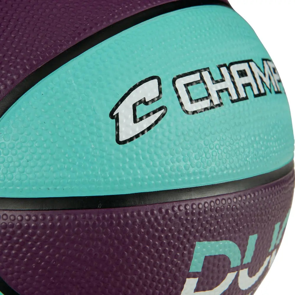Champro Bb48 Jammer Mini Rubber Basketball - Purple Teal