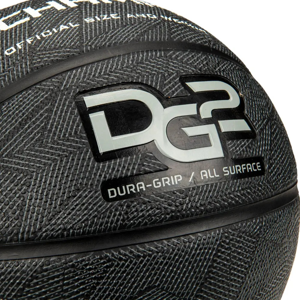 Champro Bb50 Dura-grip 230 Rubber Basketball - Black