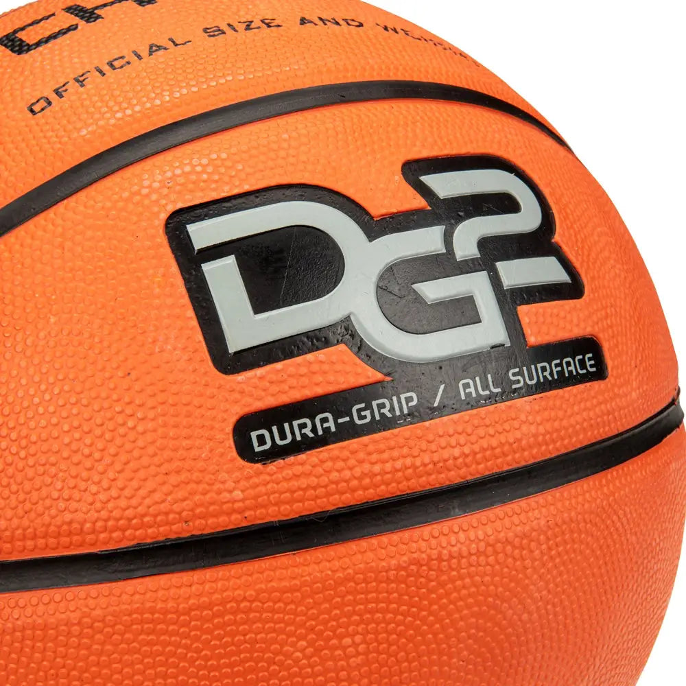 Champro Bb50 Dura-grip 230 Rubber Basketball - Comp Orange