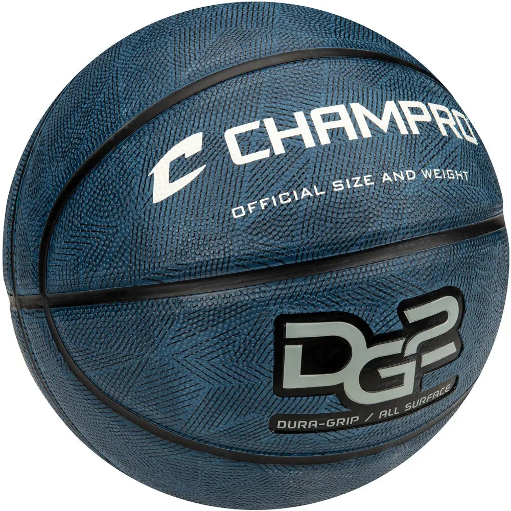 Champro Bb50 Dura-grip 230 Rubber Basketball - Navy
