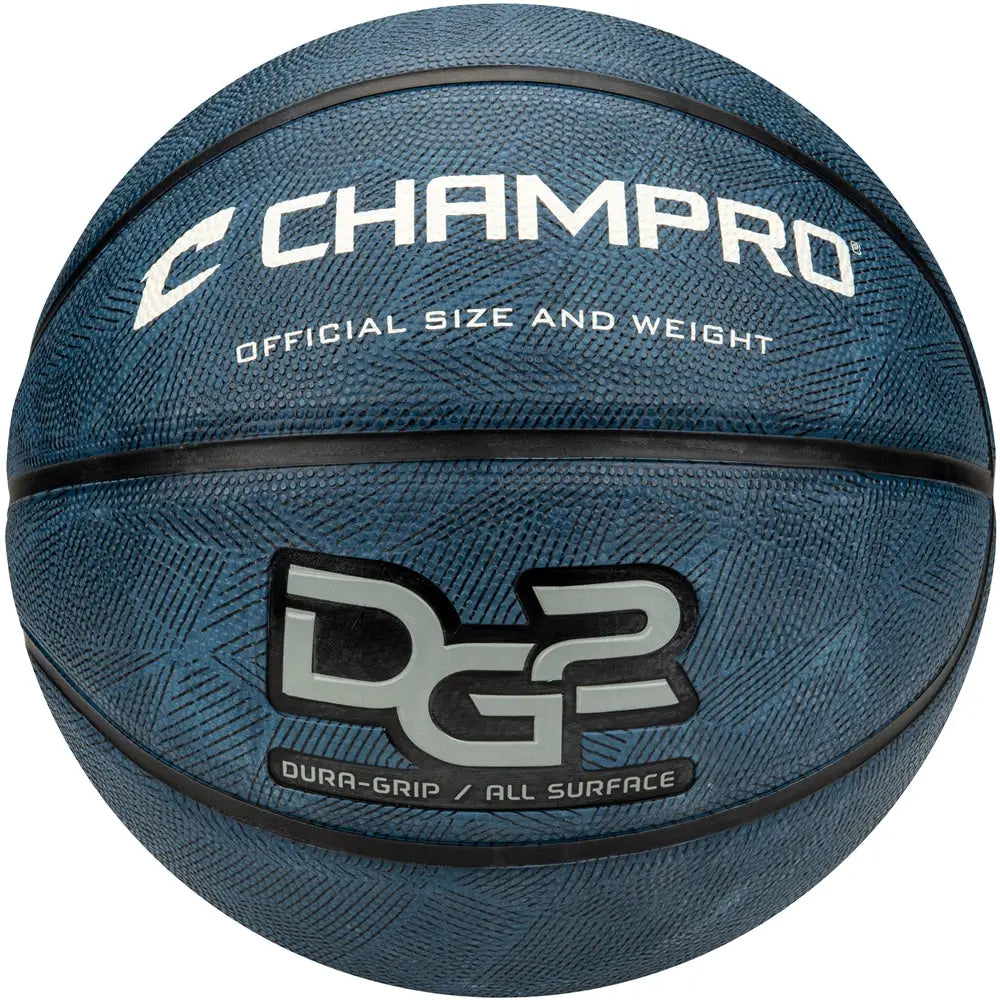 Champro Bb50 Dura-grip 230 Rubber Basketball - Navy