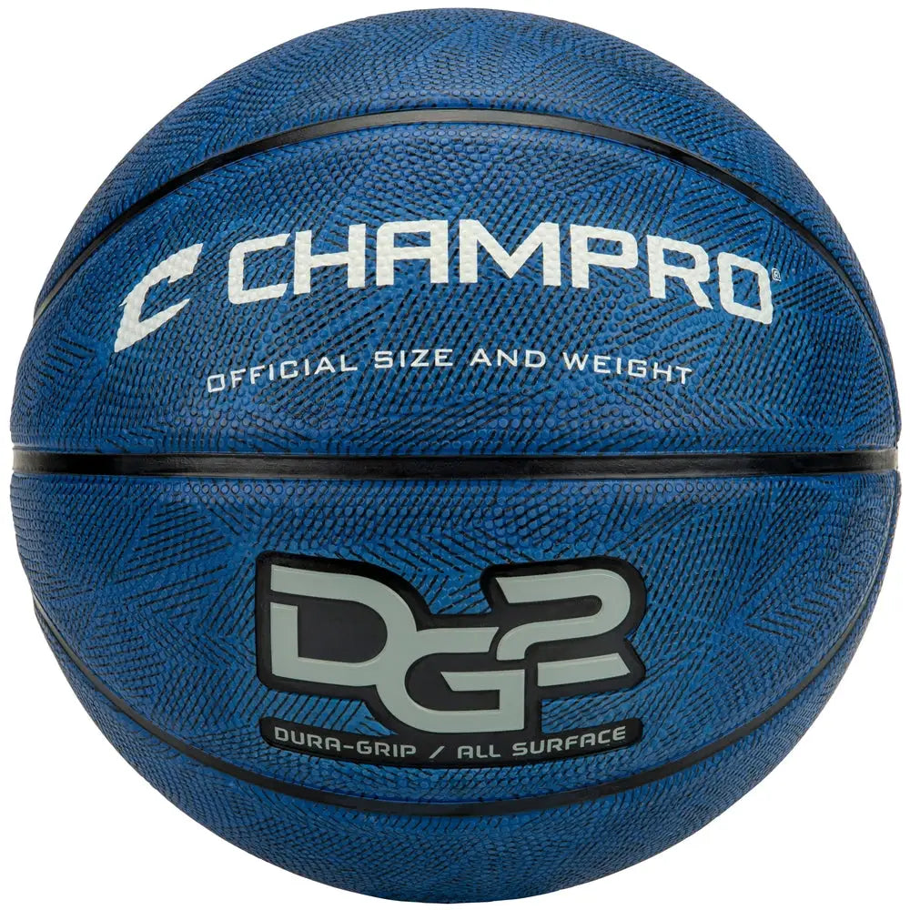 Champro Bb50 Dura-grip 230 Rubber Basketball - Royal - Regulation