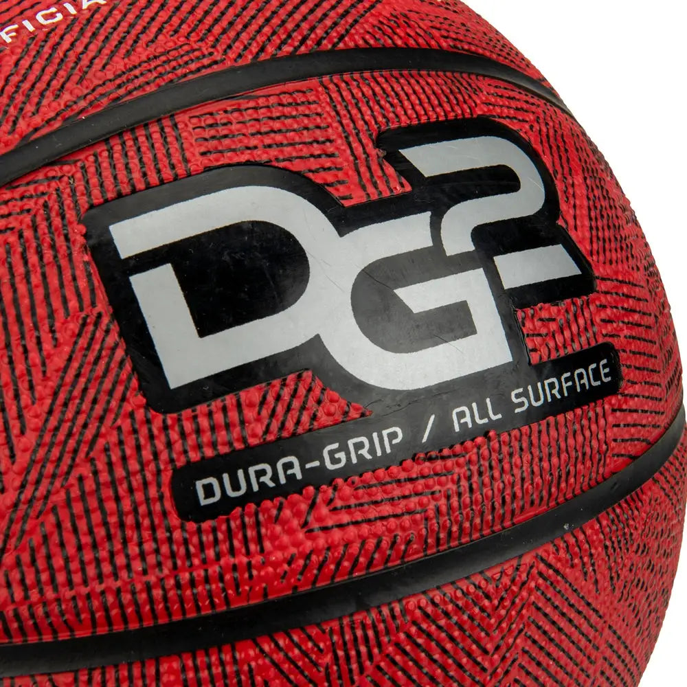 Champro Bb50 Dura-grip 230 Rubber Basketball - Scarlet
