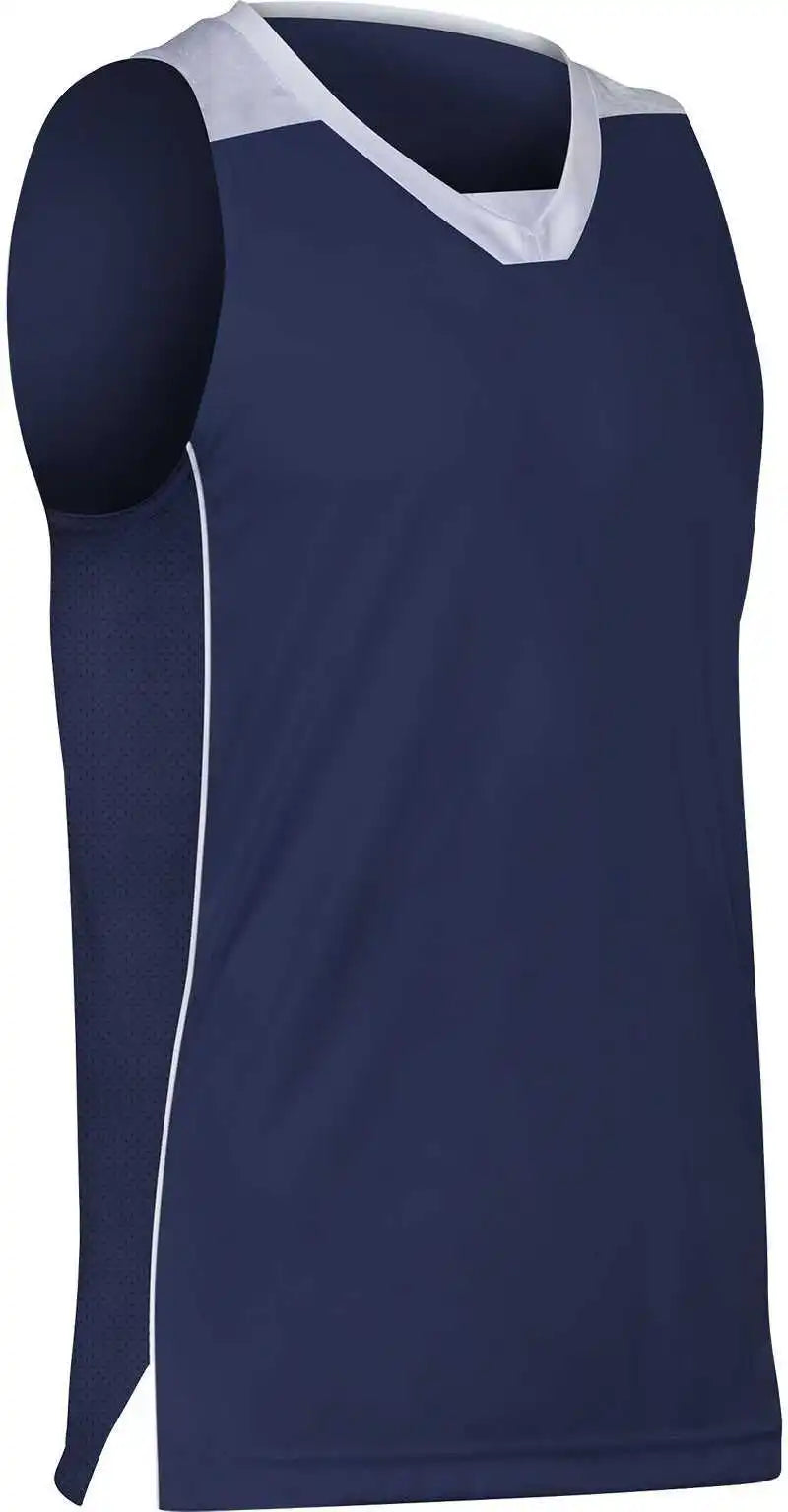 Champro Bbj23 Elite Basketball Jersey - Navy White