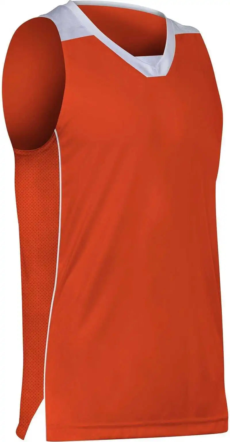 Champro Bbj23 Elite Basketball Jersey - Orange White