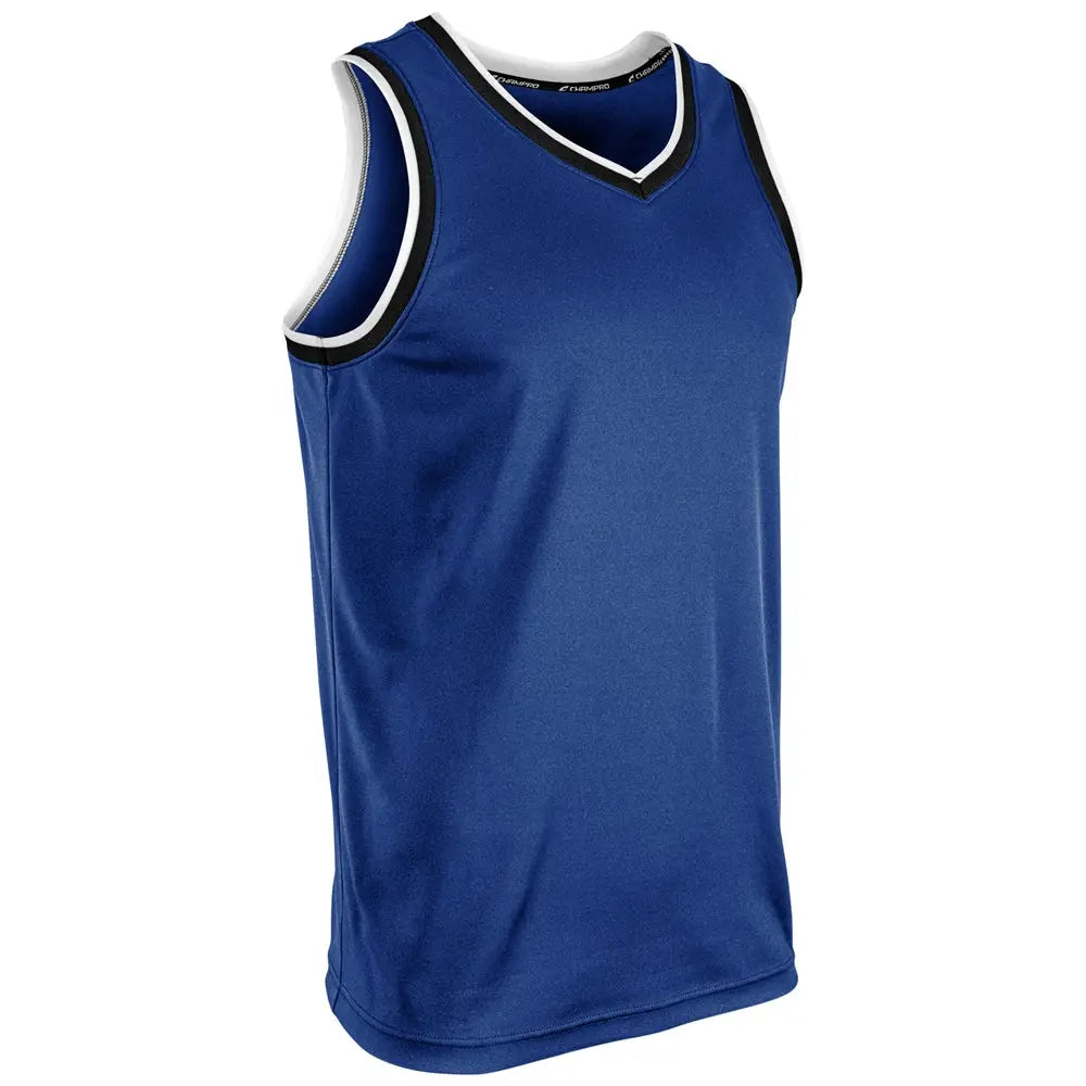 Champro Bbj26 Forward Basketball Jersey - Royal Black White - Adult s