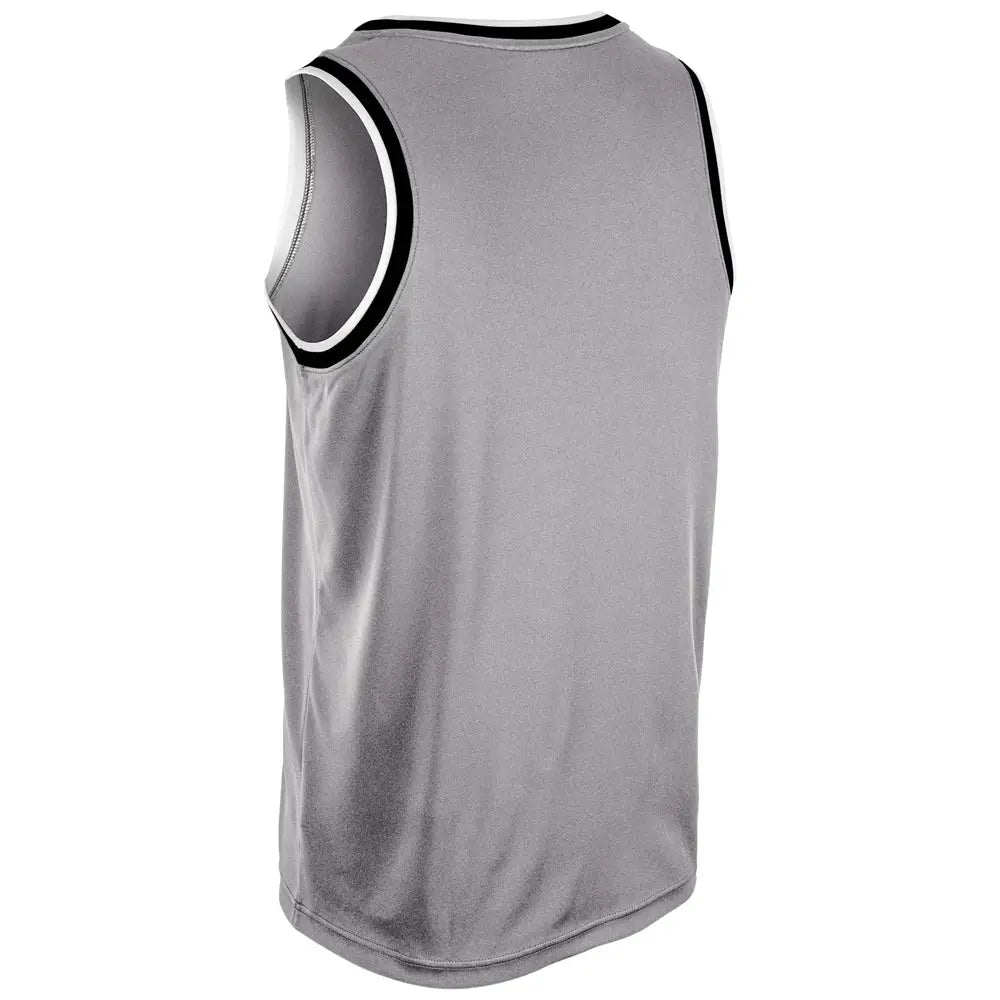 Champro Bbj26 Forward Basketball Jersey - Silver Black White