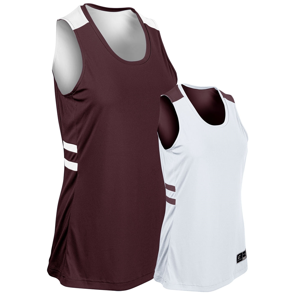 Champro Bbj28 Guard Reversible Jersey - Maroon White