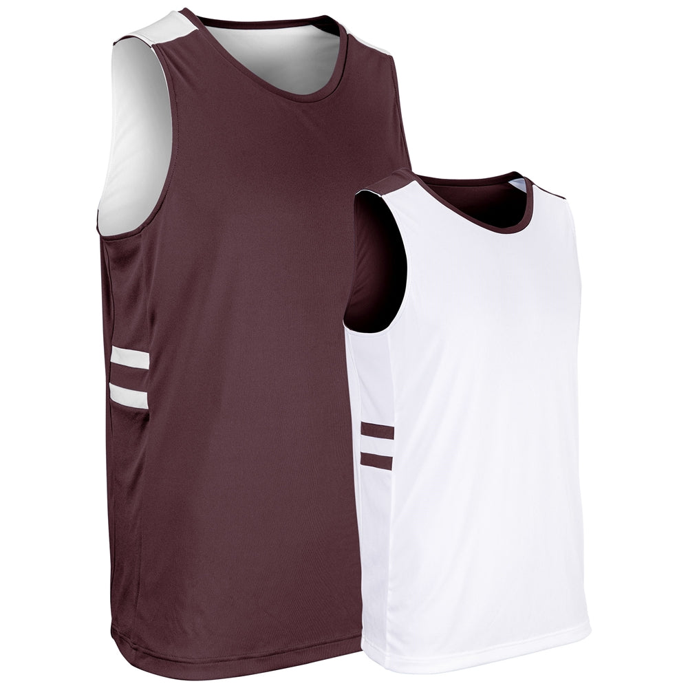 Champro Bbj29 Guard Reversible Jersey - Maroon White