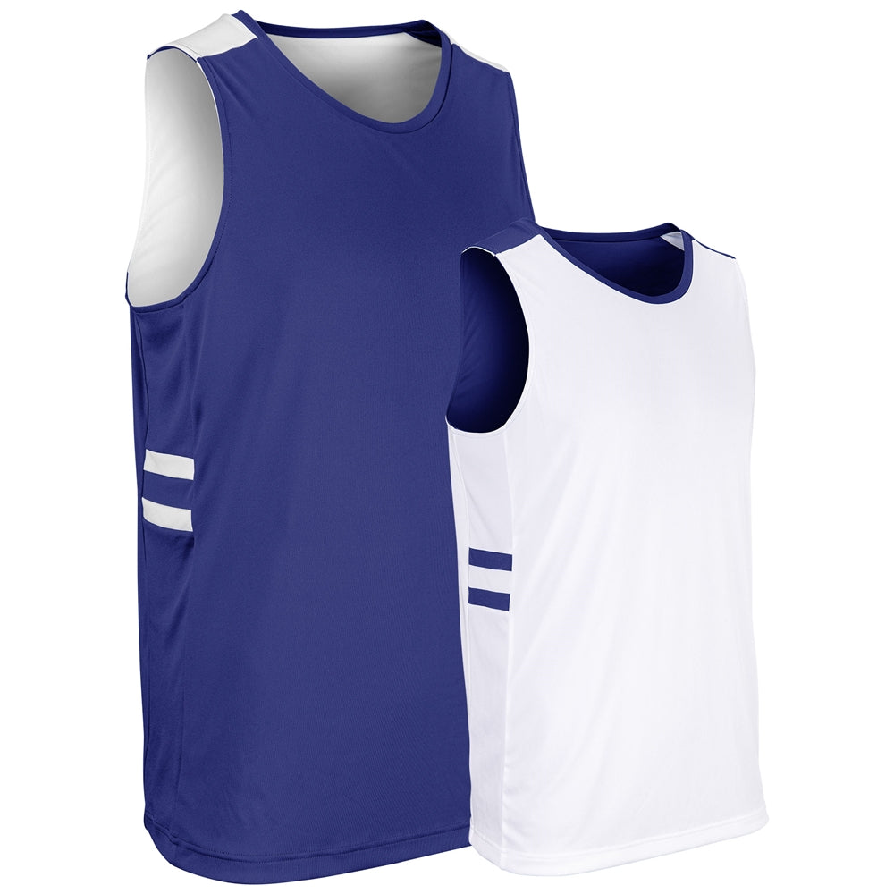 Champro Bbj29 Guard Reversible Jersey - Purple White