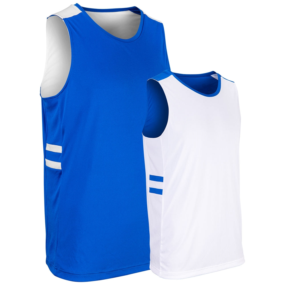 Champro Bbj29 Guard Reversible Jersey - Royal White