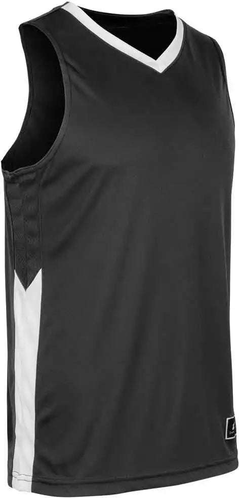 Champro Bbj32 Icon Men’s and Youth Basketball Jersey - Black White