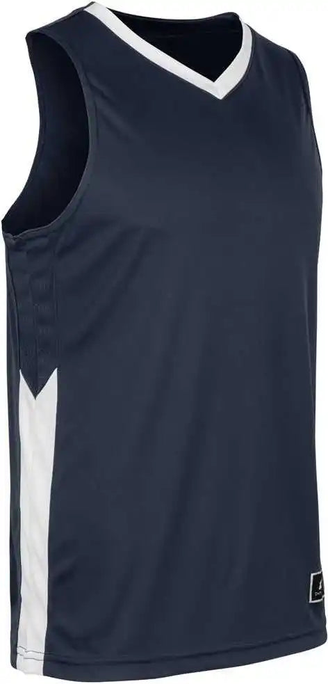 Champro Bbj32 Icon Men’s and Youth Basketball Jersey - Navy White