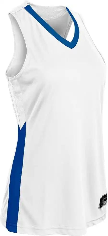 Champro Bbj32 Icon Women’s Basketball Jersey - White Royal
