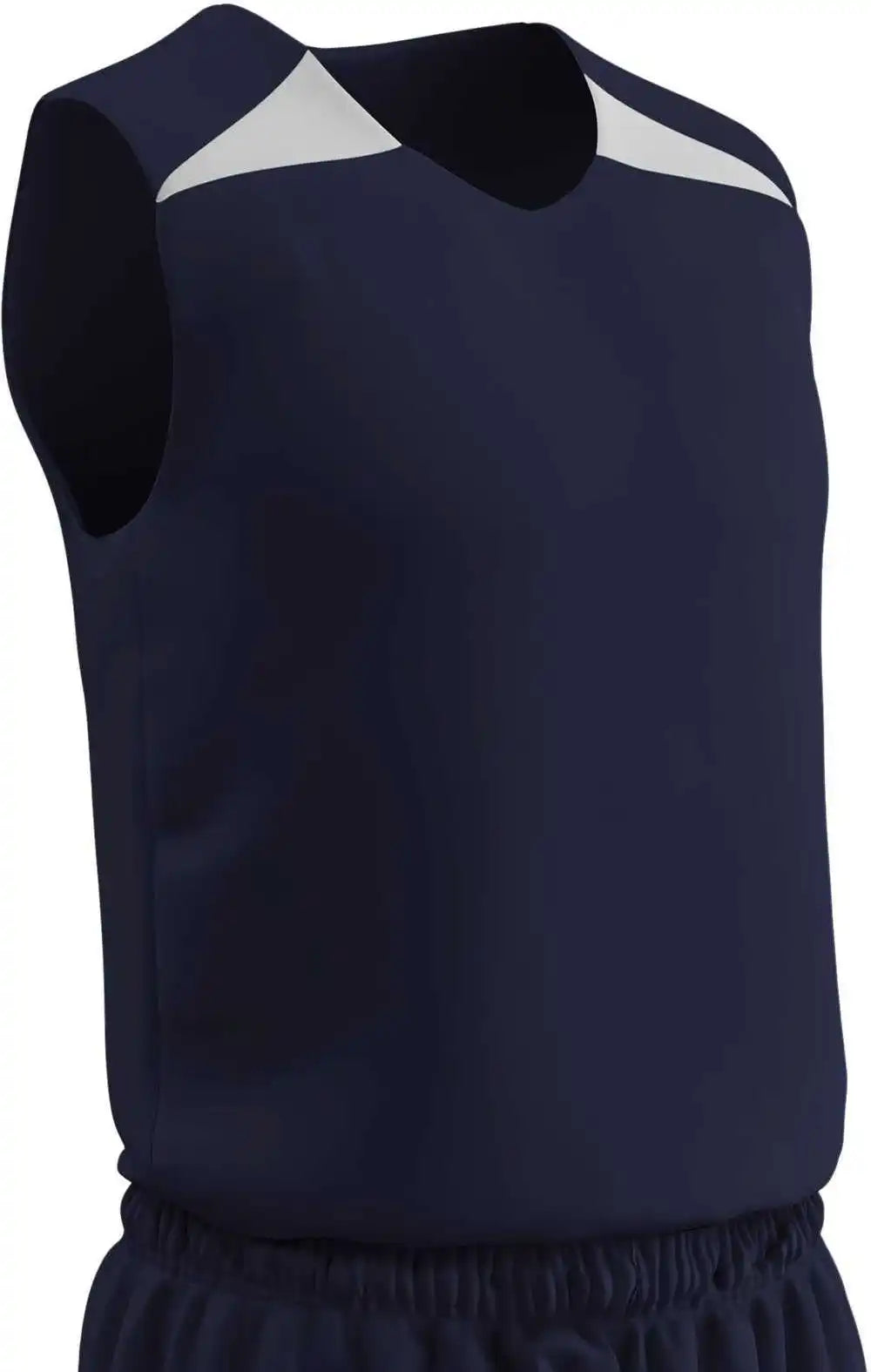 Champro Bbj4 Dri-gear Pro-plus Reversible Basketball Jersey Men’s - Navy White